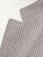 Brunello Cucinelli - Puppytooth Linen, Wool and Silk-Blend Blazer - Neutrals