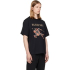 Burberry Black Cross Stitch Knight Cotton T-shirt