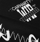 Carhartt WIP - Printed Cotton-Jersey T-Shirt - Black