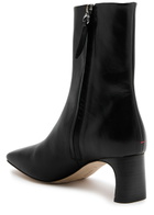 Aeyde Tabitha 65 Leather Ankle Boots Black
