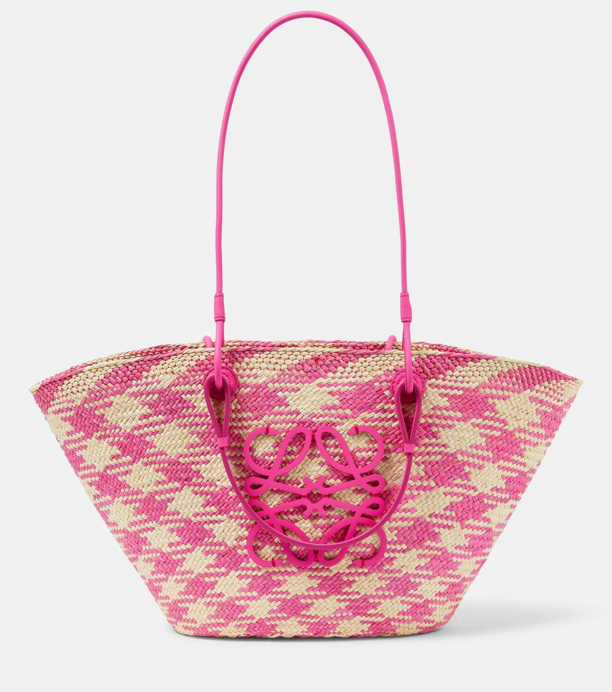 Loewe Anagram Medium raffia tote bag Loewe