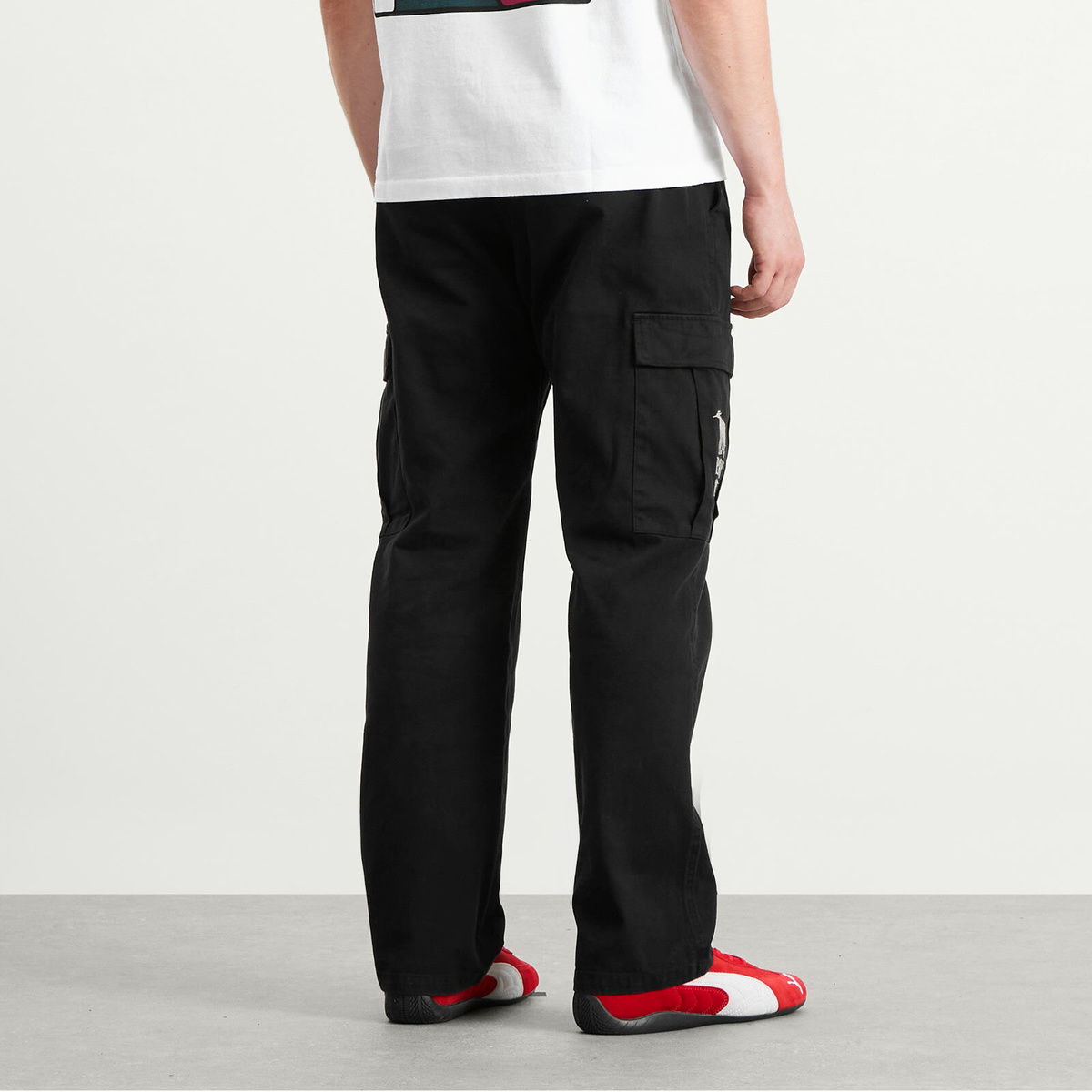 By Parra Men's Pants Again Cargo Pants in Black