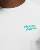 Maison Kitsune Maison Kitsune Handwriting Regular Tee Shirt White - Mens - Shortsleeves