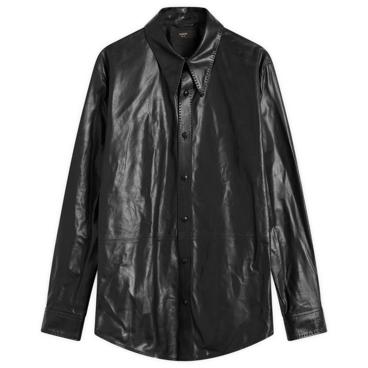 AMIRI Men's Lightweight MA Coach Jacket in Black Amiri AMIRI Men's Lightweight MA Coach Jacket in Black Amiri