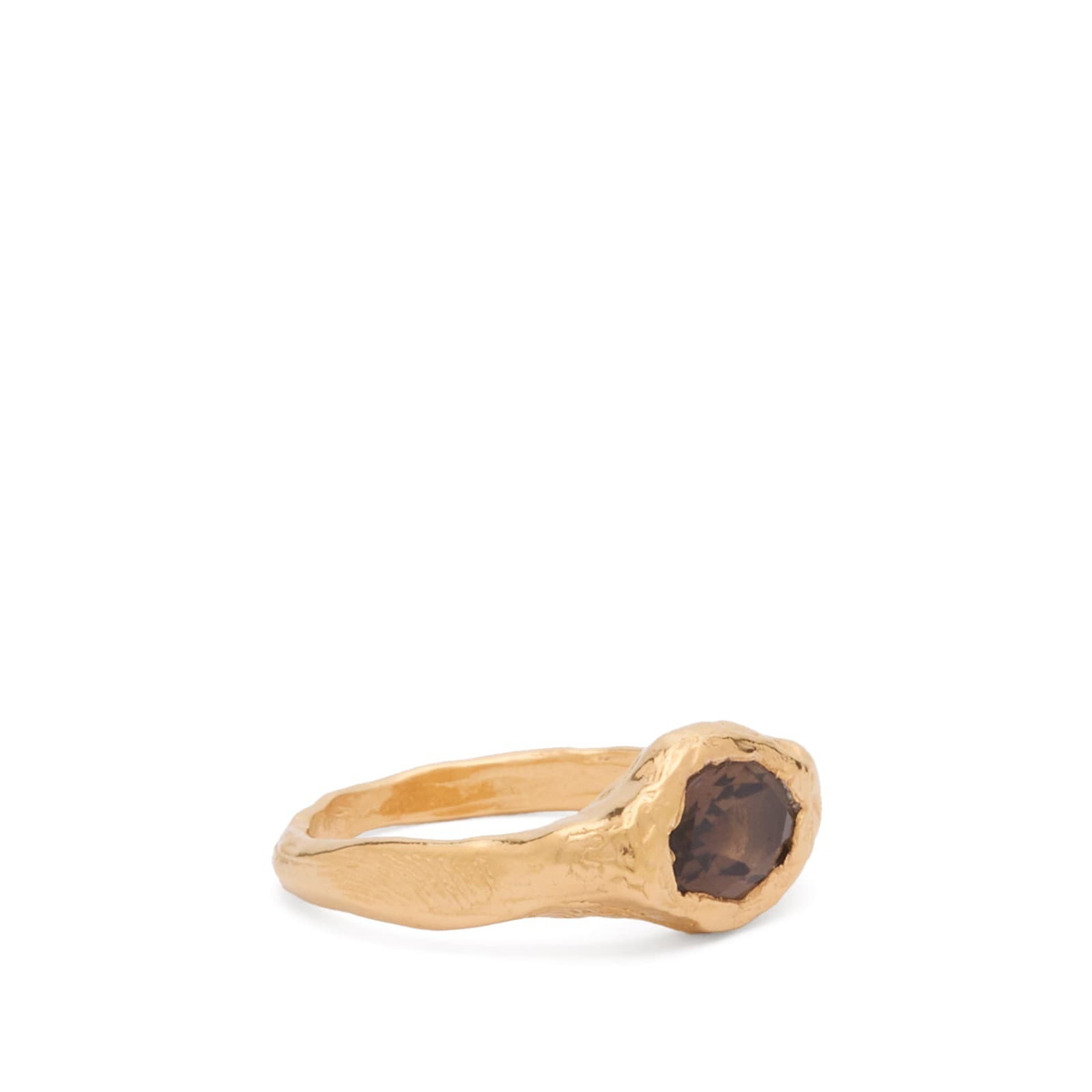 Simuero Women's Faro Ring in Gold/Brown