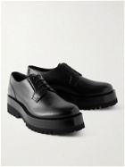 Valentino - Valentino Garavani Leather Derby Shoes - Black