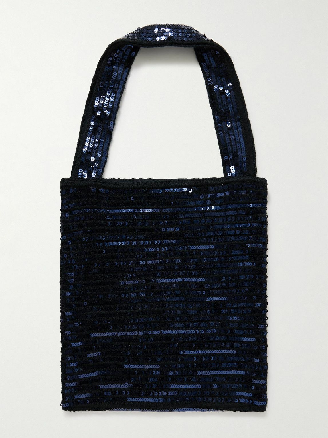 BODE - Spotlight Sequin-Embellished Wool Tote