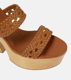 Malone Souliers Pamela leather platform sandals