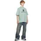 Balenciaga Green Medium Fit T-shirt