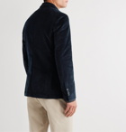 Officine Generale - Slim-Fit Unstructured Cotton-Blend Corduroy Blazer - Blue