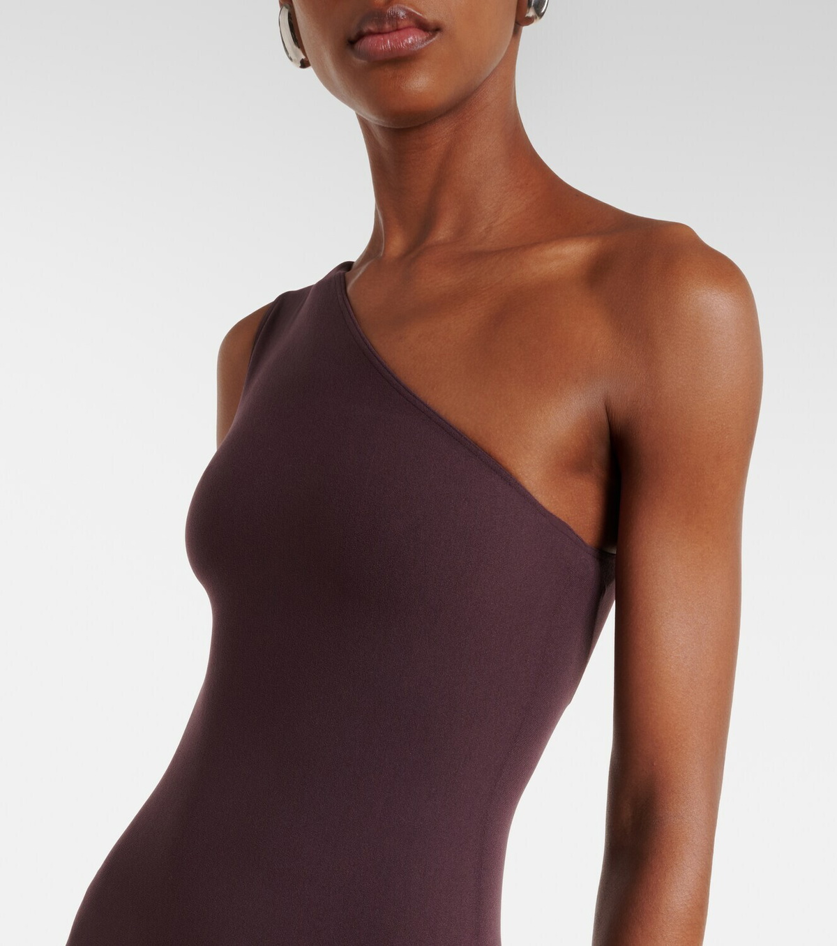 Wolford Slash one-shoulder midi dress