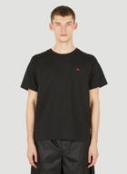 Logo Embroidery T-Shirt in Black