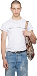 Still Kelly White Tiny Fit Logo T-Shirt