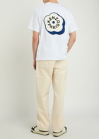 Kenzo Boke Flower 2.0 Appliquéd Cotton T-shirt White