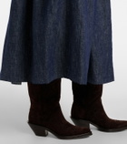 Gabriela Hearst Eloran linen midi skirt