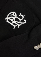 Polo Ralph Lauren Logo-embroidered Cotton-blend Blazer Black