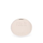 MM6 Maison Margiela Women's Round Logo Ring in Silver