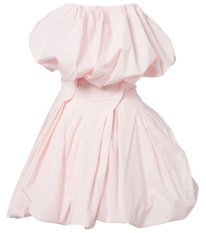 Photo: Magda Butrym Pleated cotton minidress