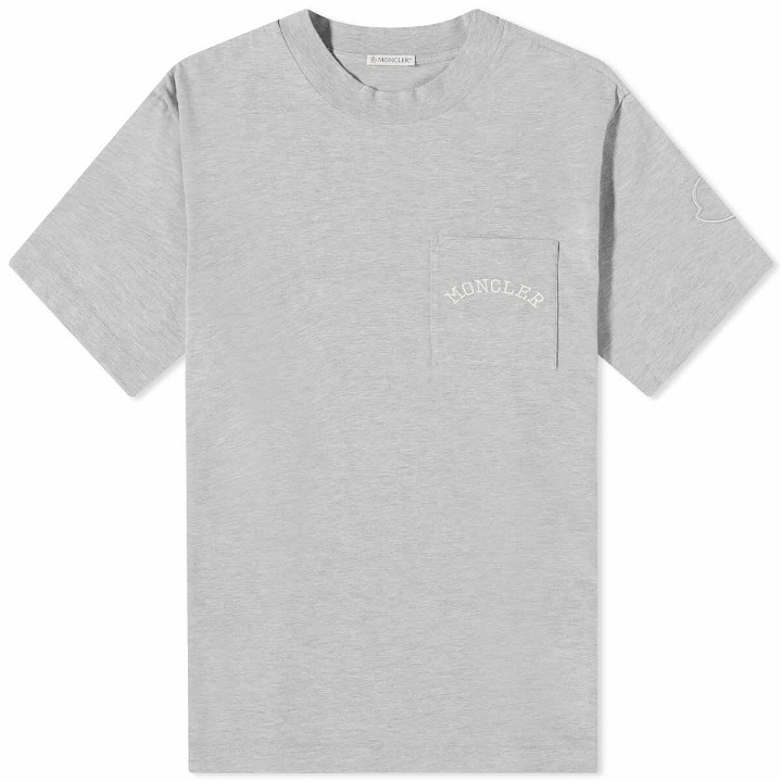 Photo: Moncler Men's Pocket T-Shirt in Grey