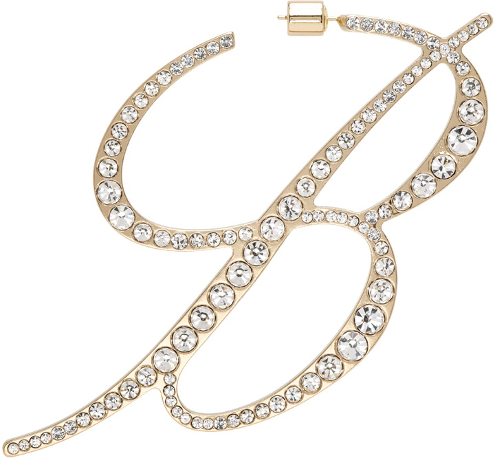 Photo: Blumarine Gold B Monogram Single Earring