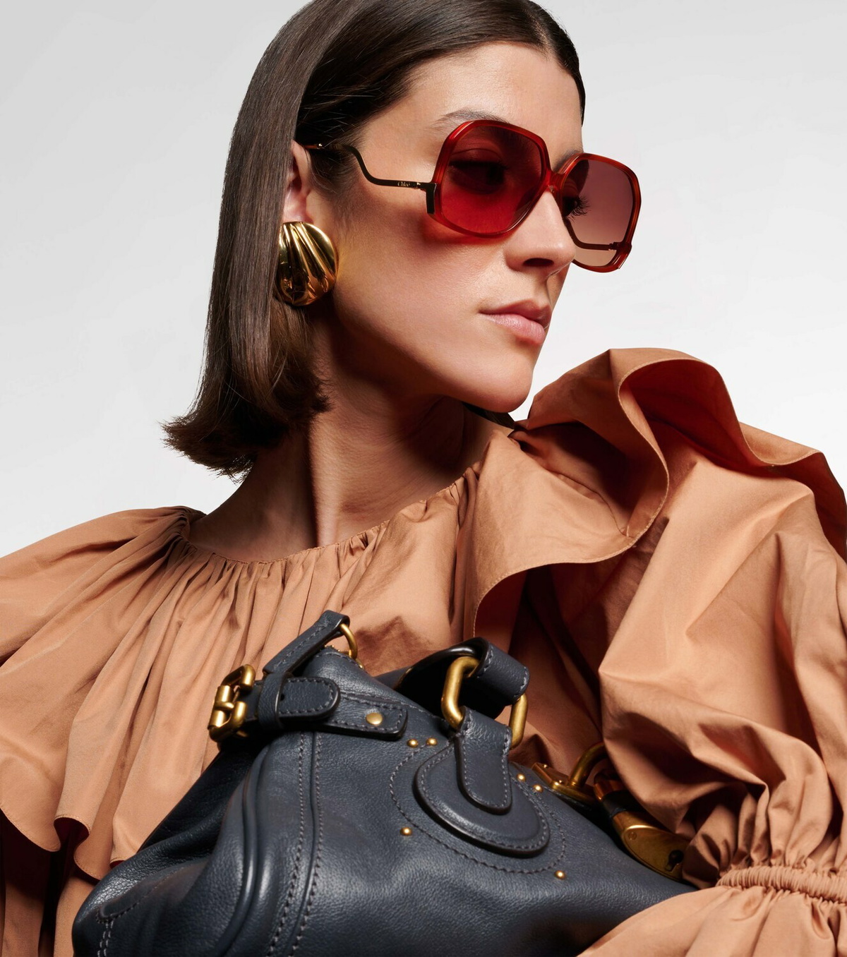 Chloé Wavy square sunglasses