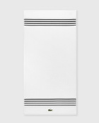 Lacoste Lcourtli Bath Towel 70 C Mx140 Cm White Bathing/Home Deco