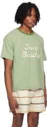 Bode Green & White 'Truro' T-Shirt