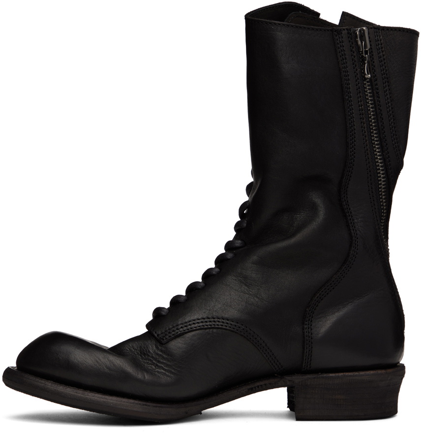 Julius Black Twisted Boots Julius