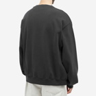 Acne Studios Men's Franzisko Devil Logo Crew Sweat in Faded Black