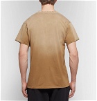 BILLY - Marshall Distressed Cotton-Jersey T-Shirt - Men - Orange