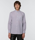 Saint Laurent - Striped cotton poplin shirt