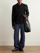 Séfr - Nasedo Straight-Leg Ribbed Cotton-Blend Bouclé Trousers - Blue