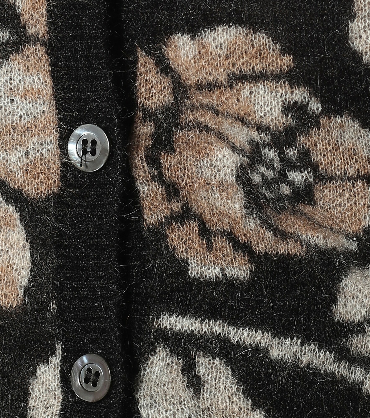 Y/Project - Floral mohair-blend cardigan Y/Project