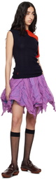 Kiko Kostadinov Purple Uhura Circle Midi Skirt