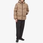 Goldwin Men's Down Parka Jacket in Desert Taupe