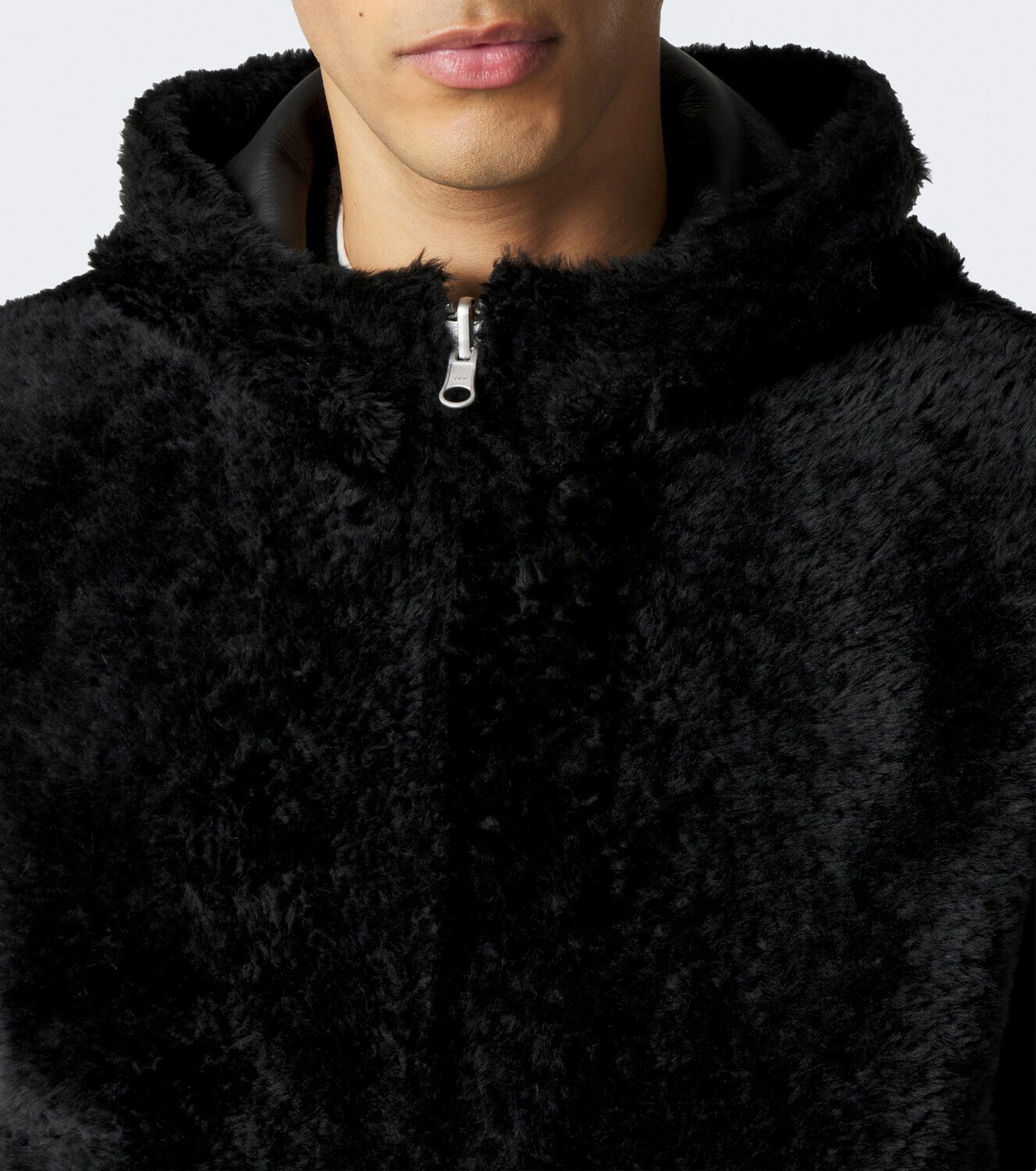 Arma Novel reversible hooded shearling jacket