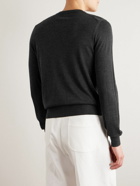TOM FORD - Slim-Fit Cashmere and SIlk-Blend Sweater - Gray