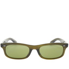 Oliver Peoples x Fai Khadra Sunglasses in Emerald Bark/Green