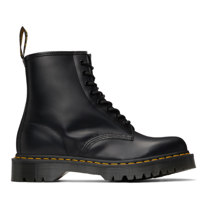 Photo: Dr. Martens Black 1460 Bex Platform Boots