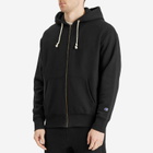 Champion Men's Reverse Weave Fleece Zip Hoodie in Black