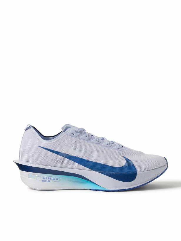 Photo: NIKE RUNNING - ZoomX Vaporfly NEXT% 4 Mesh Running Sneakers - Blue