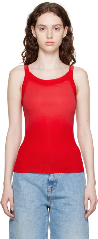 Photo: COTTON CITIZEN Red Verona Tank Top