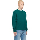 TOM FORD Green Cashmere Wool Crew Neck Sweater