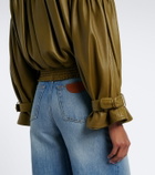 Chloé Cropped leather jacket