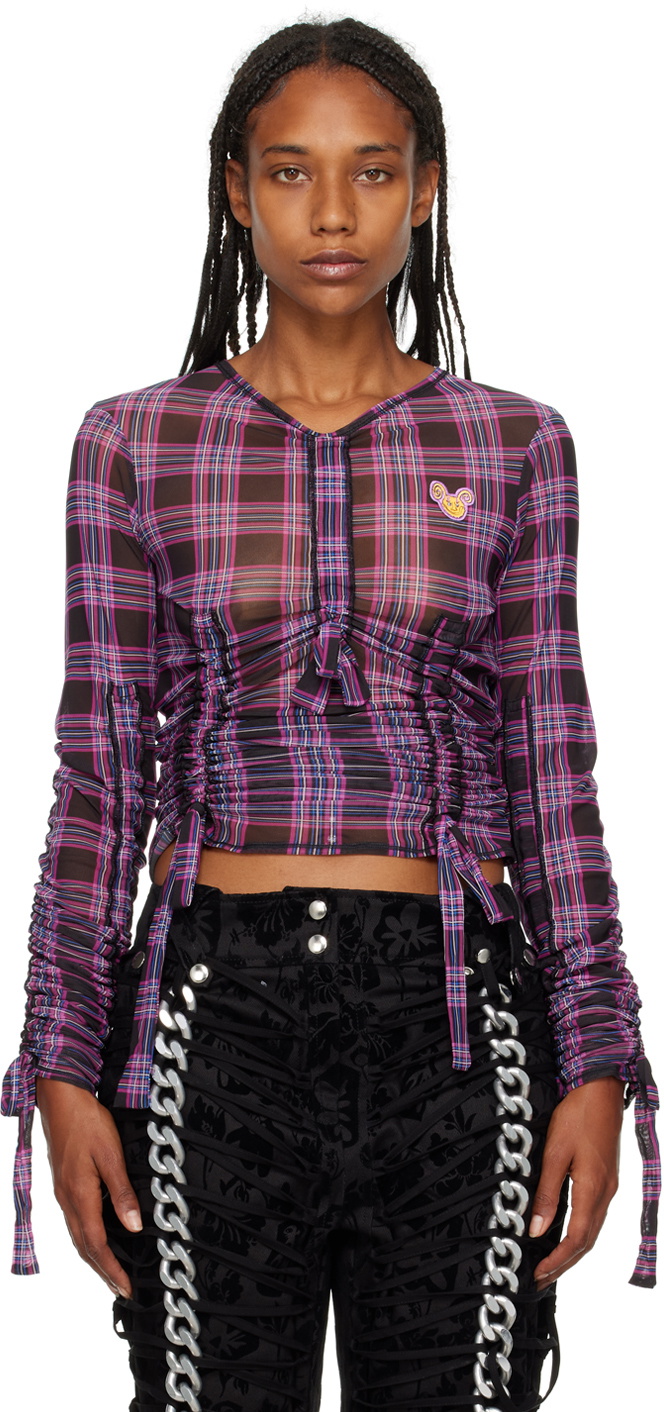 CHOPOVA LOWENA purple ブラウス CHOPOVA LOWENA purple ブラウス