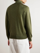 Etro - Logo-Embroidered Wool Rollneck Sweater - Green