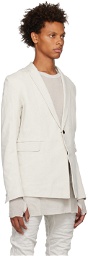 Boris Bidjan Saberi Grey Suit 2 Blazer