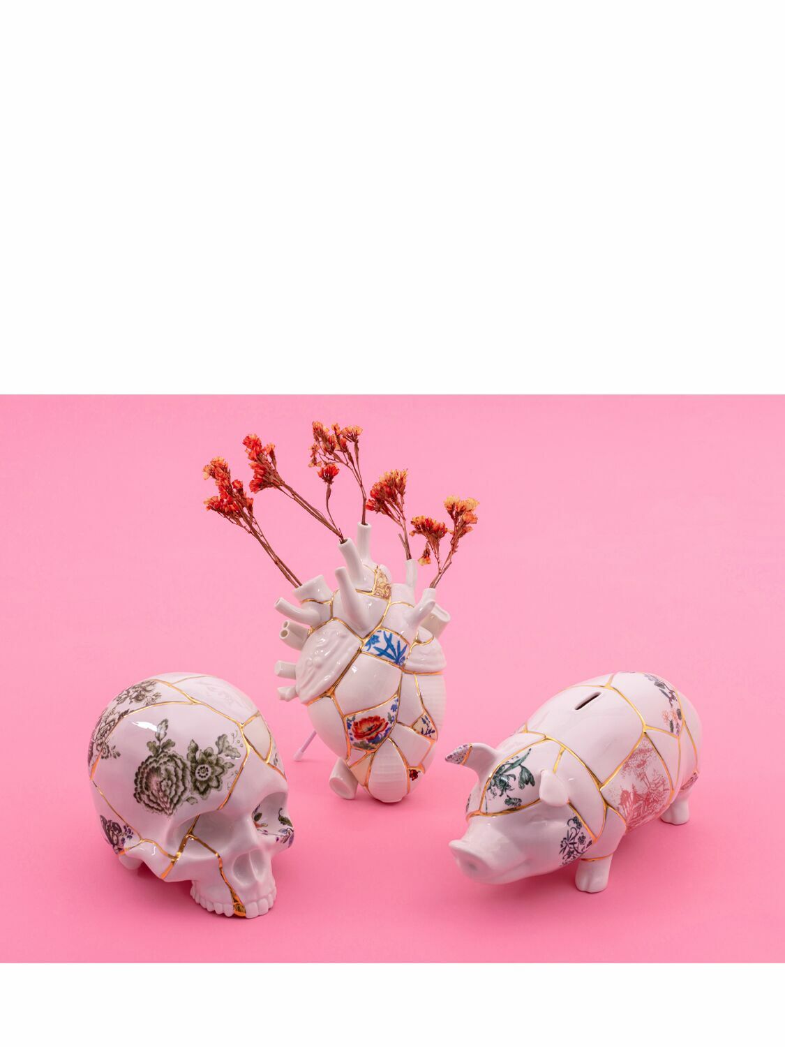 SELETTI Moneybox Kintsugi Piggy Bank