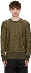 Vivienne Westwood Black & Gold Squiggle Sweater