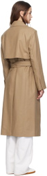 BOSS Beige Belted Coat